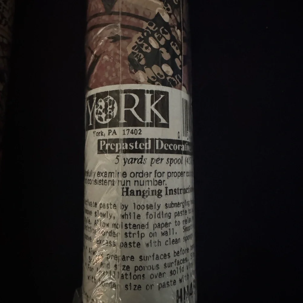 Vintage: NEW Two Rolls of York Prepasted Decorative Border HN4542B R-02